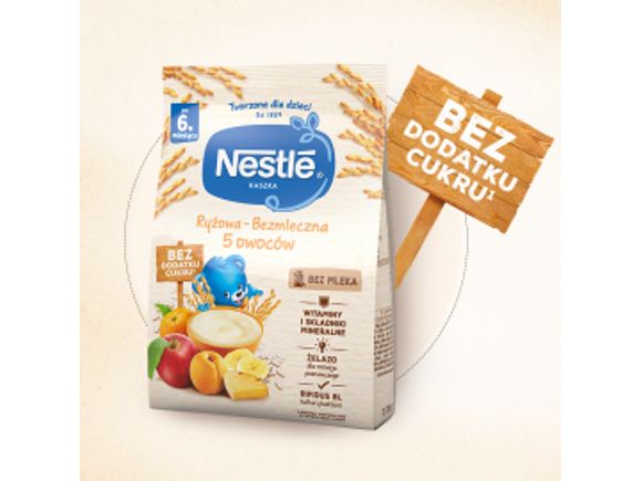  سرلاک بدون شیر برنج با 5 میوه نستله Nestle