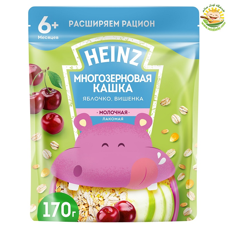 غذای کمکی چند غله با سیب و گیلاس هاینز Heinz