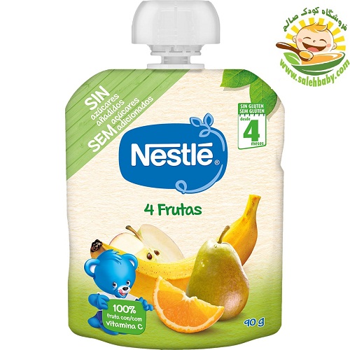 پوره ساندیسی سیب ، موز، گلابی و پرتقال نستله NESTLÉ