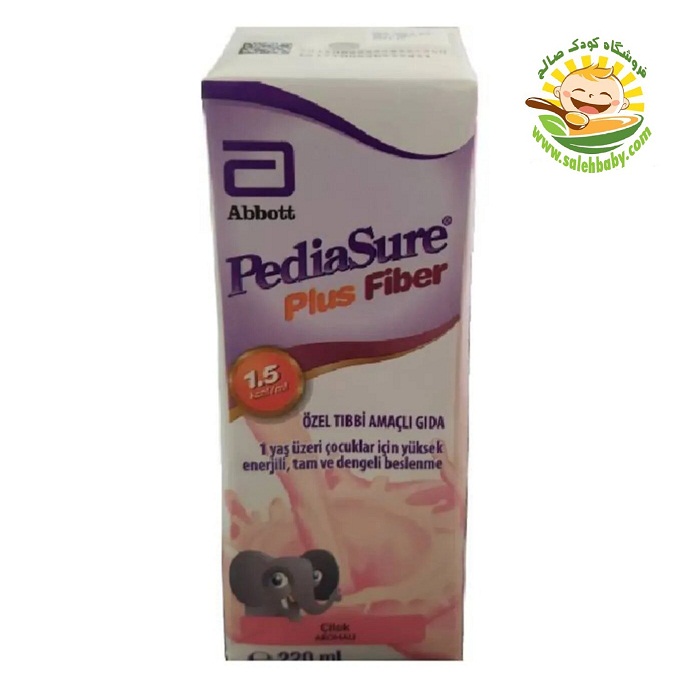 شیر مایع فیبر پلاس  پدیاشوربا طعم توت فرنگی   Pediasure