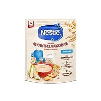 سرلاک با شیر چند غله با گلابی و هلو نستله Nestle روسی